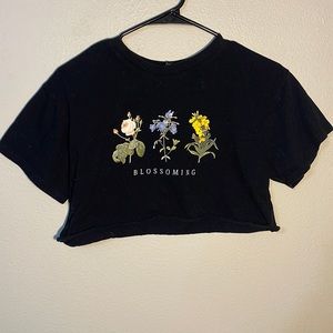 Floral crop top
